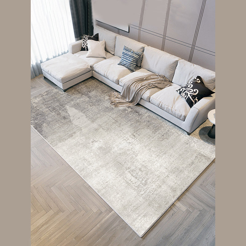 Modern Stripe Print Carpet Polyester Area Rug Stain Resistant Rug for Home Decor