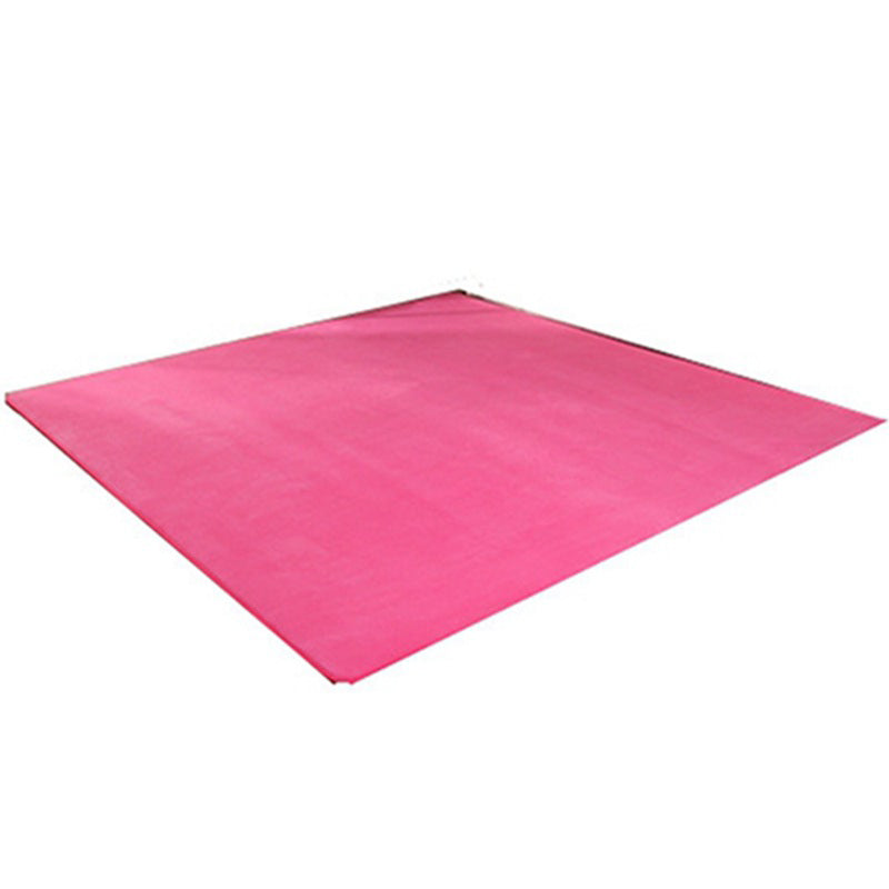 Tapis rose décontracté polyester pur espace tapis lavable pour le salon