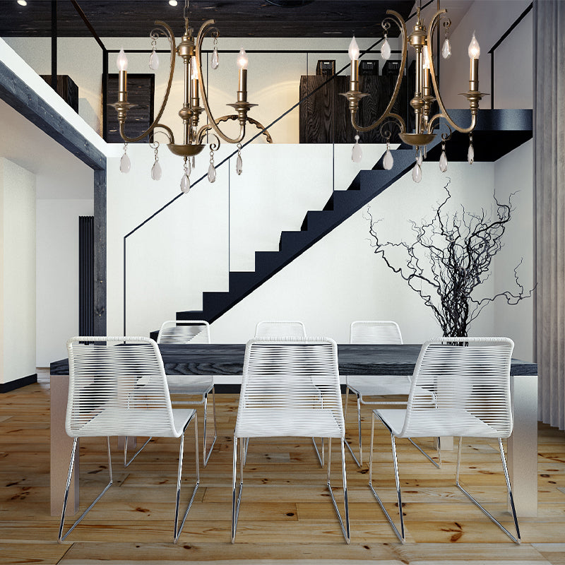 Modernismus Tränenhänge hängende Kronleuchterkristall 3 Glühbirnen Anhänger Lichtkit in Messing mit/ohne Schatten