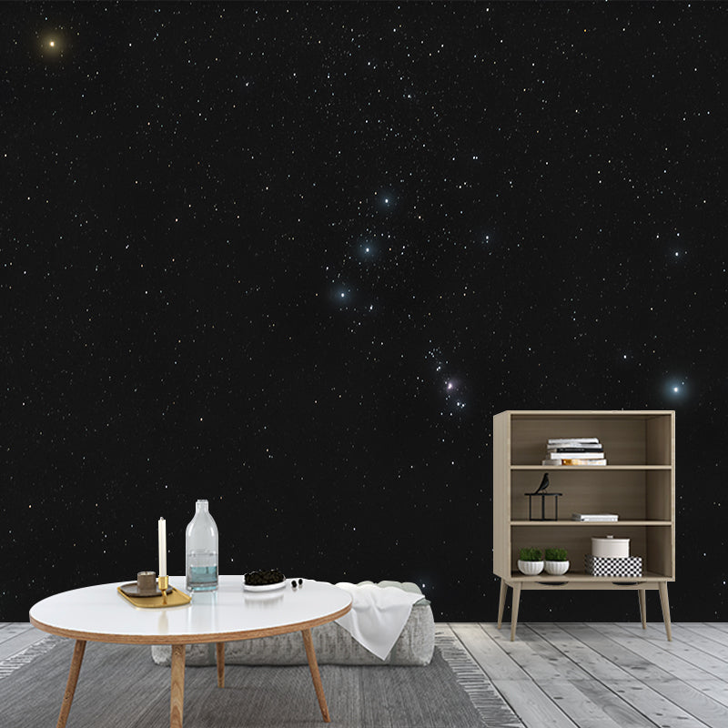 Mysterious Outer Space Wall Murals Stain Resistant Wall Art for Study Room