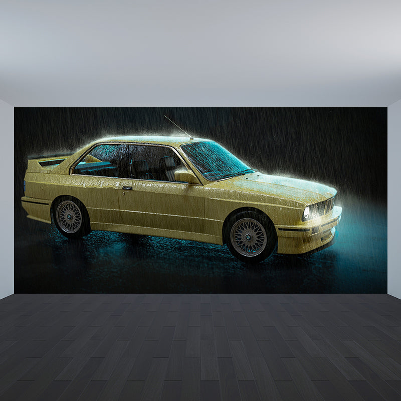 Car Wall Decor Stain Resistant Wall Covering for Home Decoration, Made to Measure