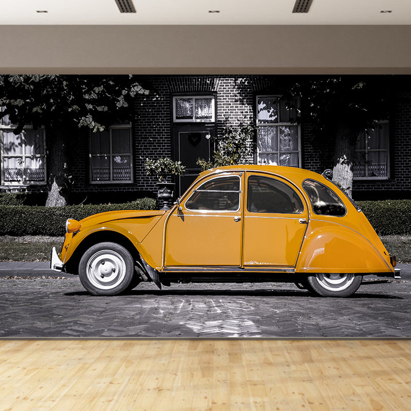 Cool Car Wall Decor Waterproofing Wall Covering for Boy Bedroom, Personalized Size