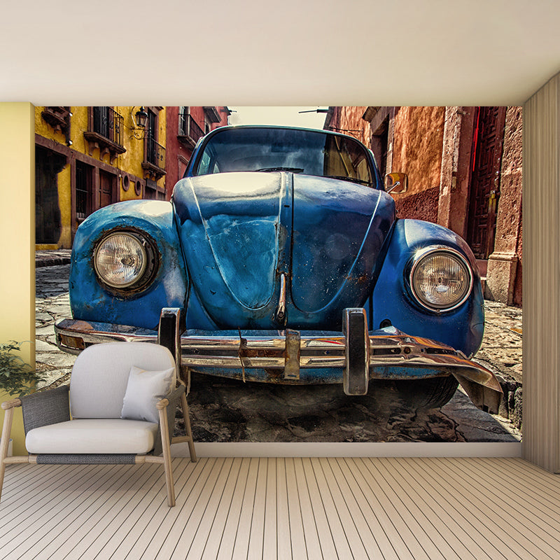 Cool Car Wall Decor Waterproofing Wall Covering for Boy Bedroom, Personalized Size