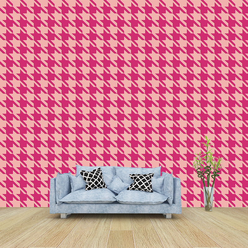 Modern Geometry Mural Wallpaper Stain-Proof Modernist Wall Decor for Home