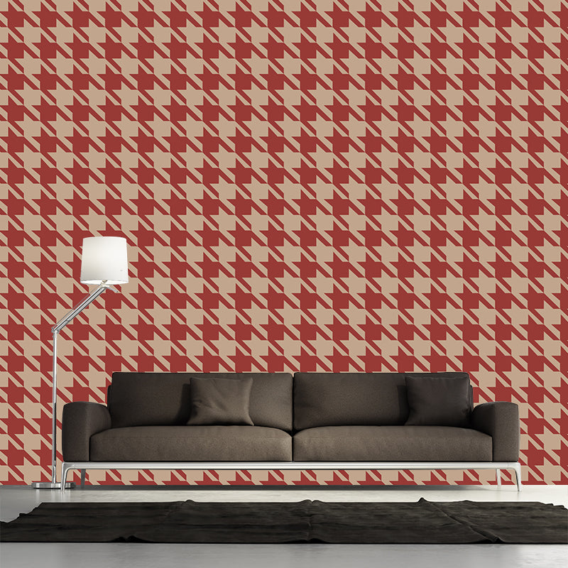 Modern Geometry Mural Wallpaper Stain-Proof Modernist Wall Decor for Home