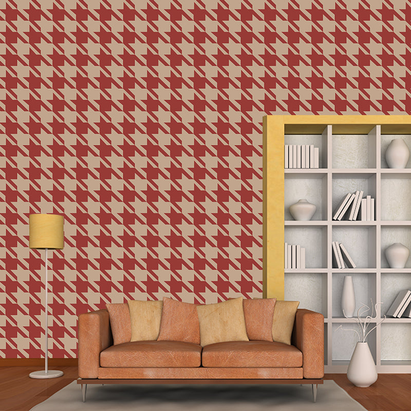 Modern Geometry Mural Wallpaper Stain-Proof Modernist Wall Decor for Home
