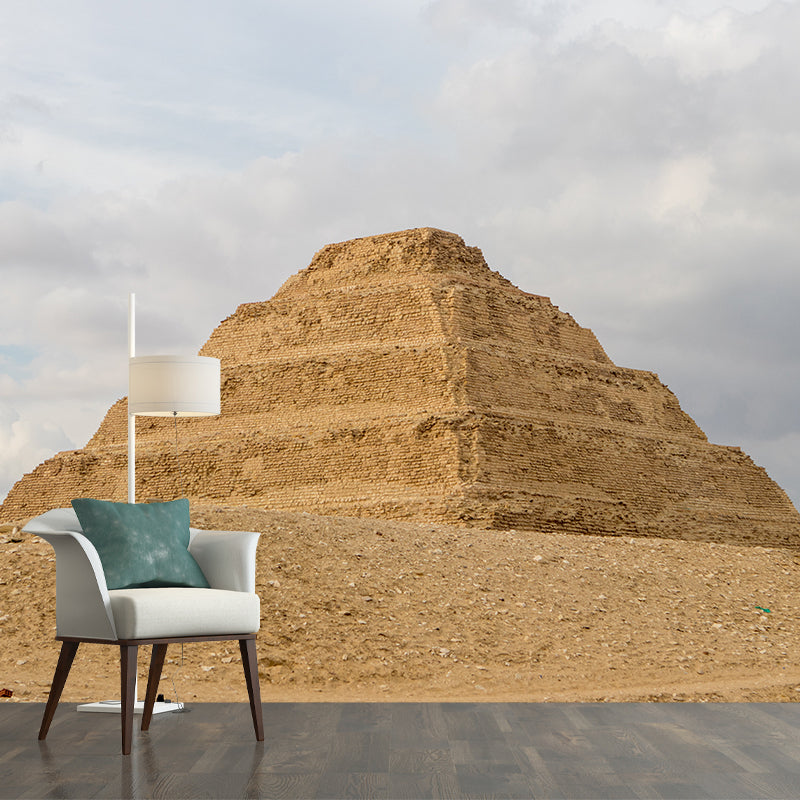 Egyptian Pyramids Landscape Mural Decal Modern Decorative Dining Room Wall Decor, Custom Size