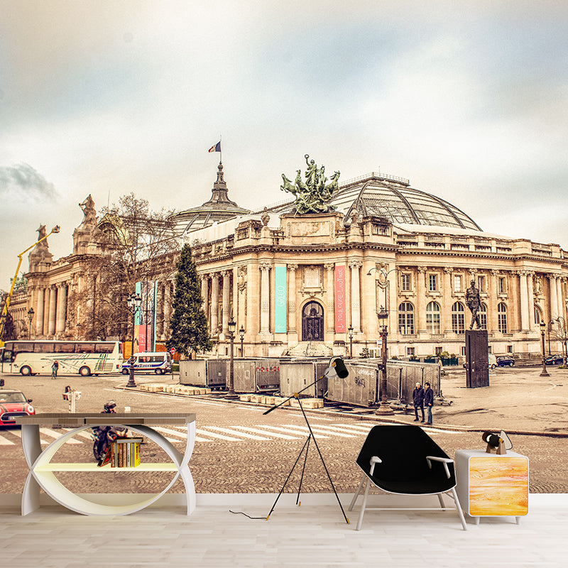 City View Mural Modern Moisture Resistant Wall Covering, Customized Size