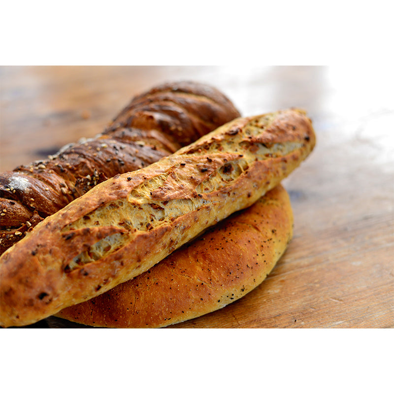 Tempting Bread Mural Wallpaper Water-Resistant Wall Covering for Dessert Shop Decoration