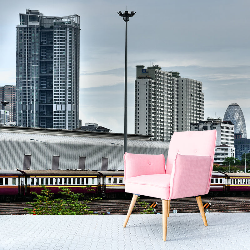 Thailand Cityscape Minimalist Wall Covering for Living Room, Size Optional