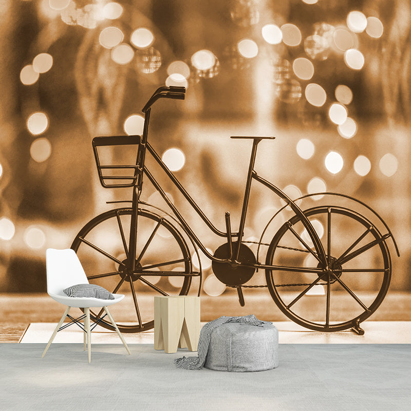 Bicycle Mural Wallpaper Modern Transportation Waterproofing Wall Covering