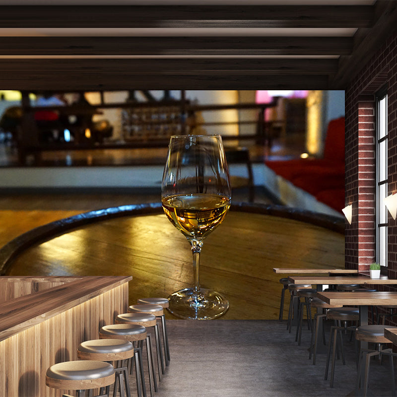 Full Size Wall Mural Moisture Resistant Wall Art for Wine Shop, Made to Measure