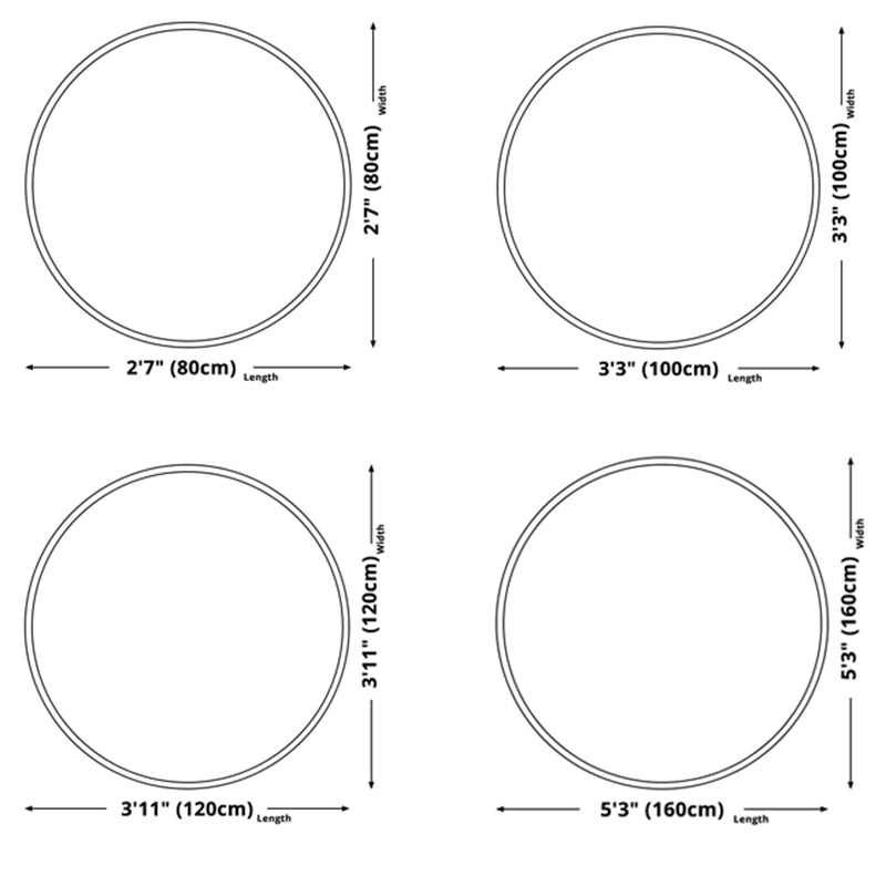 Round Multicolor Bold Area Carpet Polyester Leaves Indoor Rug Non-Slip Backing Carpet for Home Decor