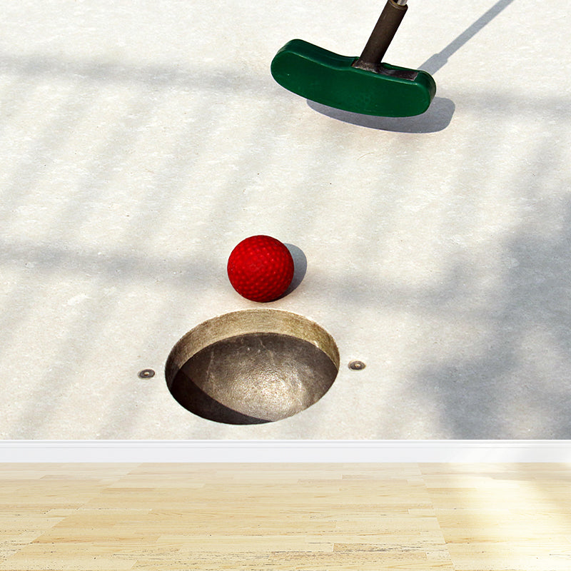 Photography Style Golf Wall Covering for Accent Wall Fire Mural for Home Decor