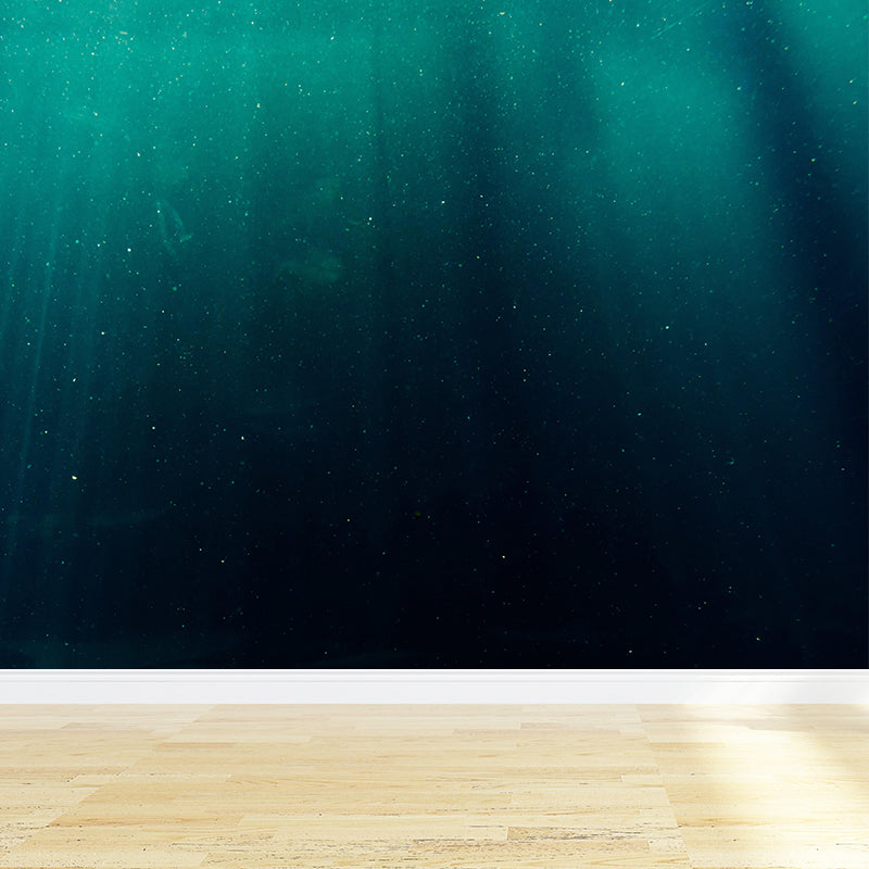 Tropix Sea Underwater Look-Up Murals Stain Resistant Wall Covering for Living Room