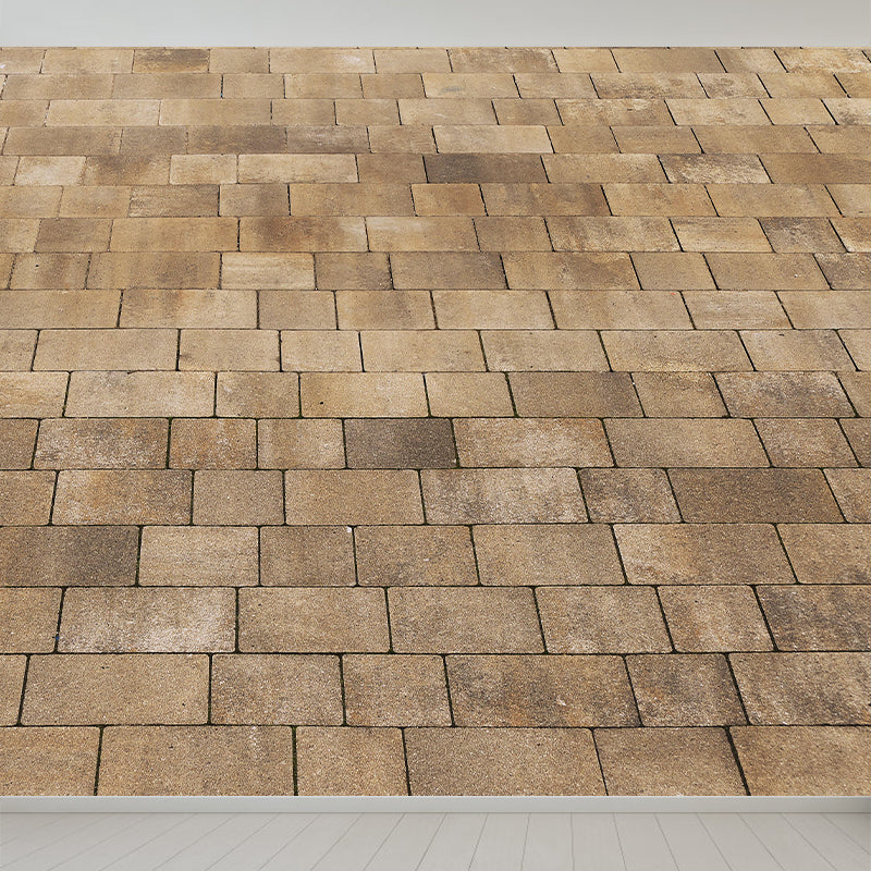 Industry Style Brick Wall Decor Sitting Room Mural Wallpaper in Soft Color