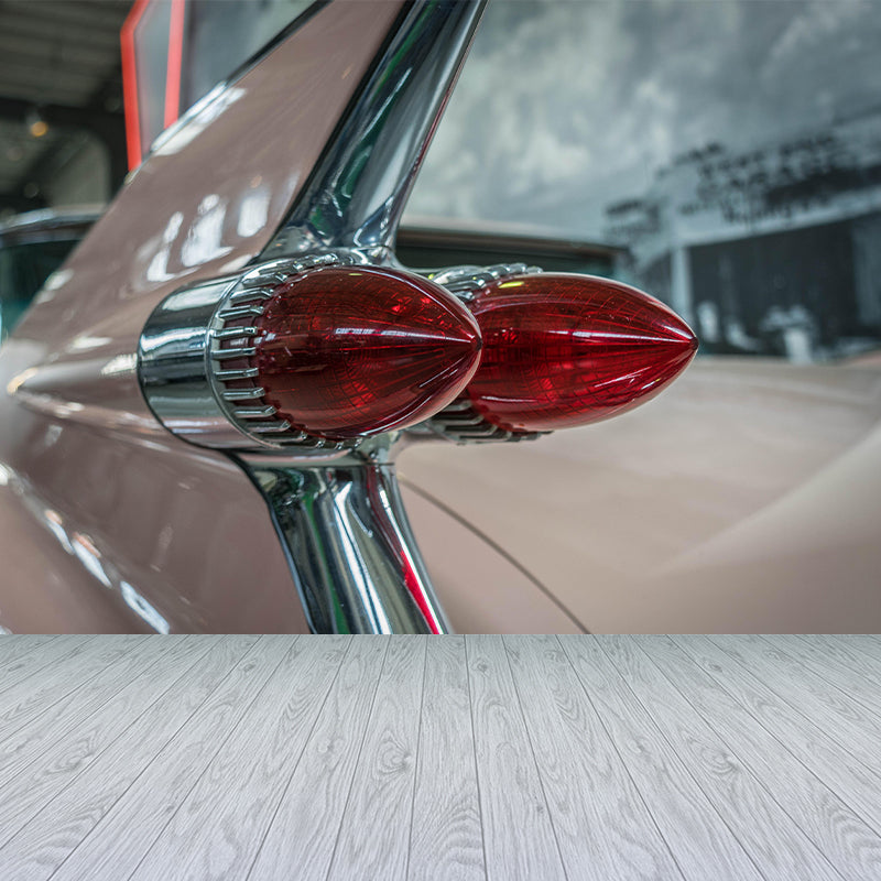 Photography Car Wall Mural Moisture Resistant Wall Art for Living Room