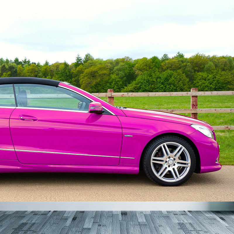 Industrial Car Wall Mural Moisture Resistant Wall Art for Living Room Bedroom