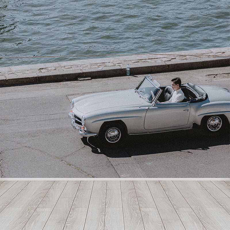 Car Mural Decal Customized Contemporary Wall Covering for Meeting Room