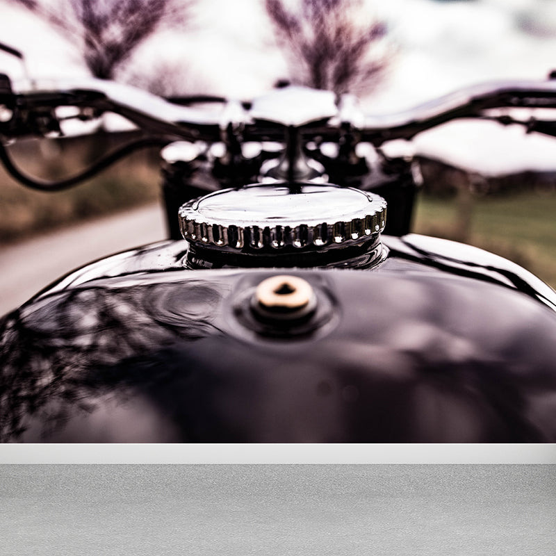 Motorcycle Mural Wallpaper Contemporary Wall Covering for Home Decoration