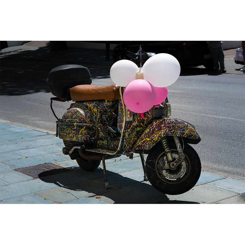 Motorcycle Mural Wallpaper Contemporary Wall Covering for Home Decoration