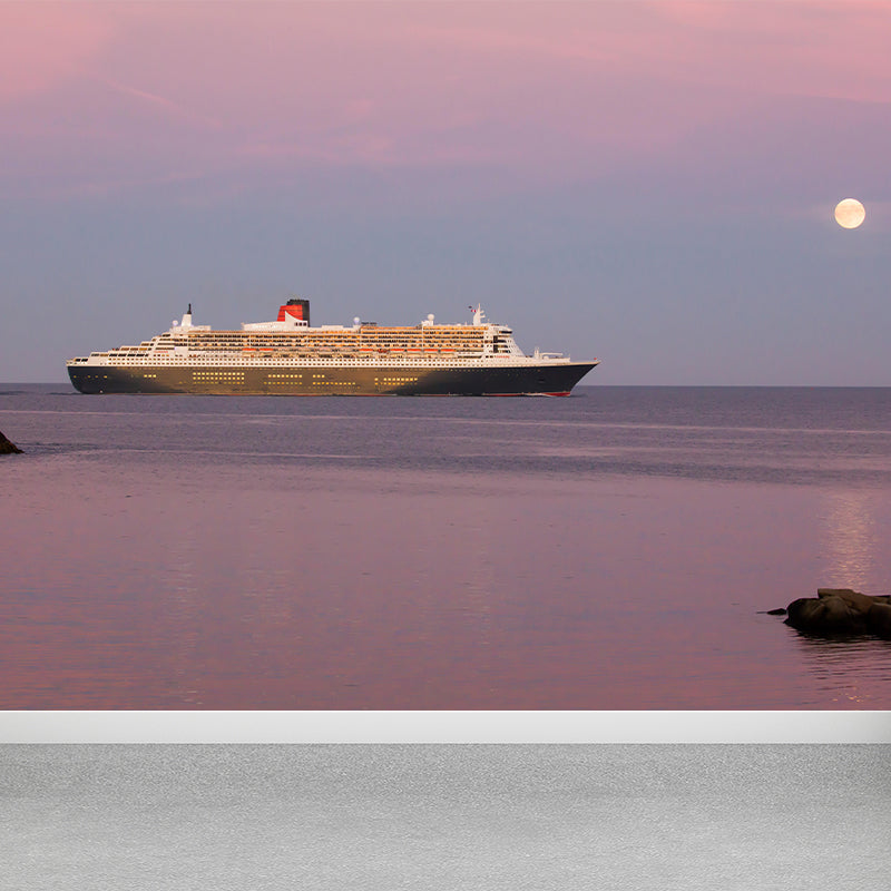 Cruise-Ship Mural Decal Customized Contemporary Wall Covering for Meeting Room