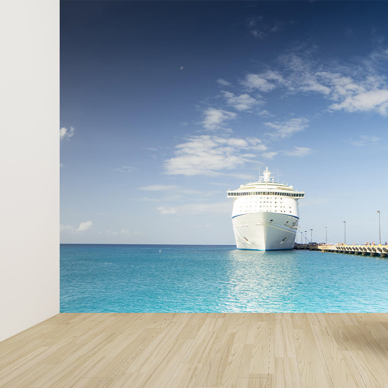 Cruise-Ship Mural Decal Customized Contemporary Wall Covering for Meeting Room