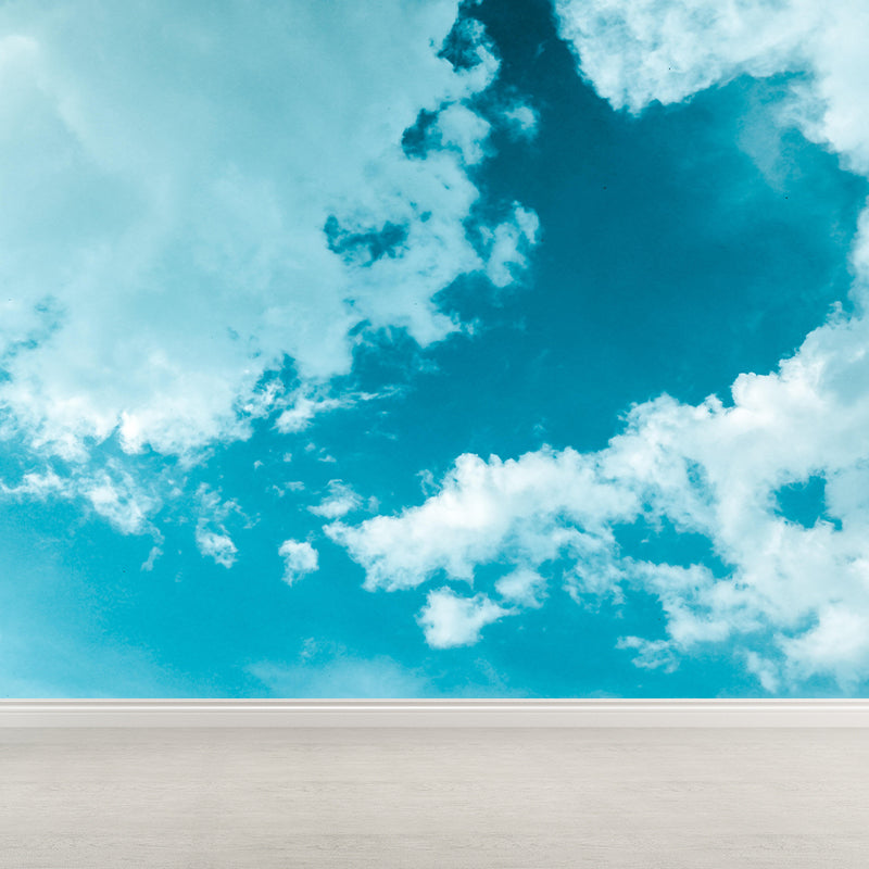 Good Weather Wallpaper Mural Photography Moisture Resistant Wall Covering for Decoration