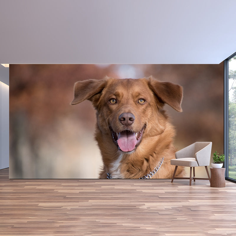 Cute Intelligent Dog Mural Decal for Living Room Wall Art, Made to Measure