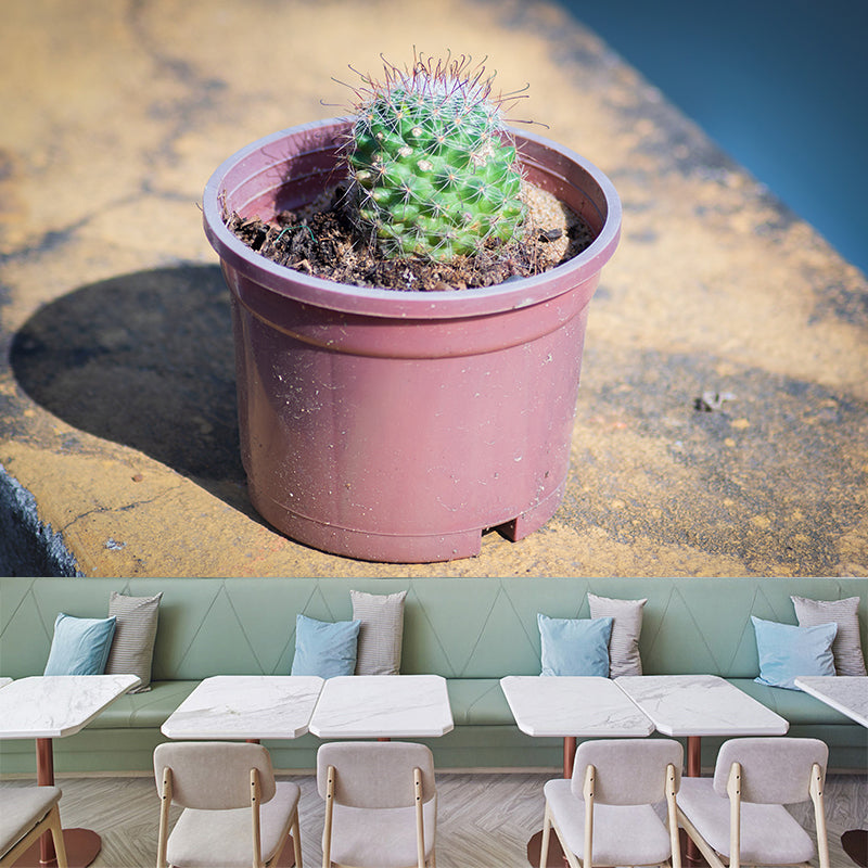 Vivid Plants Contemporary Wall Mural Moisture Resistant Decoration for Bedroom