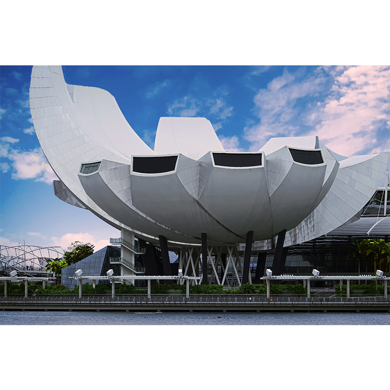 Modern Fashion City Building Murals Personalized Wall Decor for Meeting Room