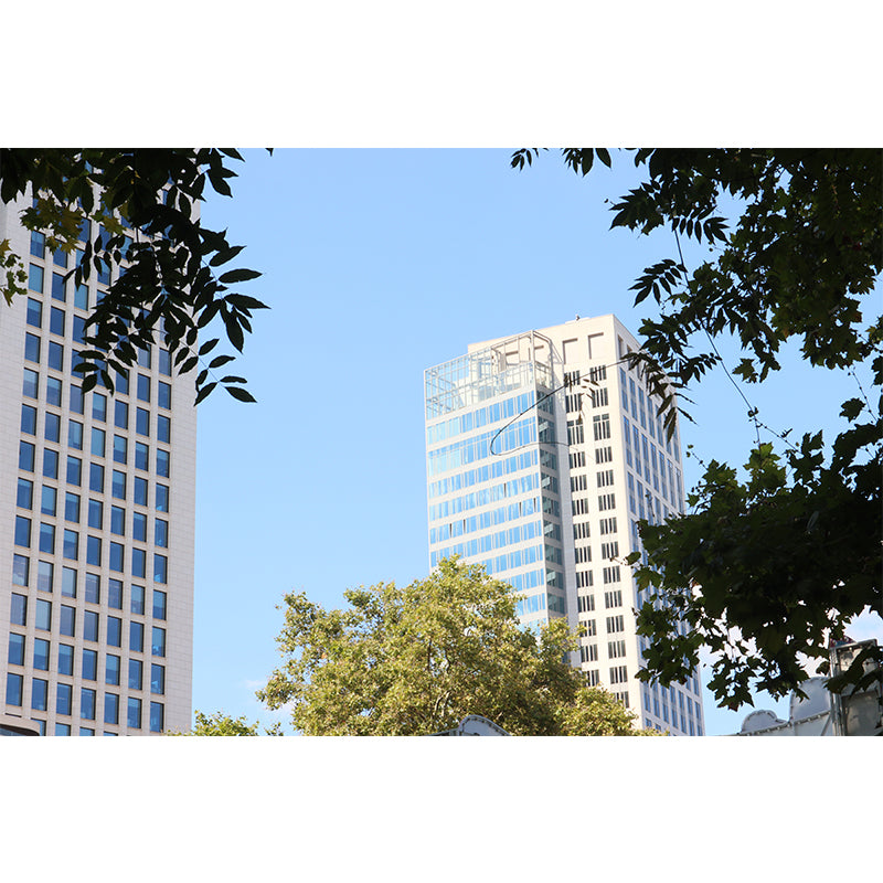 Simple Building Wall Covering Murals Moisture Resistant Office Art Decoration