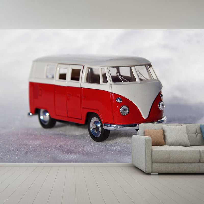 Industrial Transportation Mural Decal Customized Contemporary Wall Covering for Meeting Room