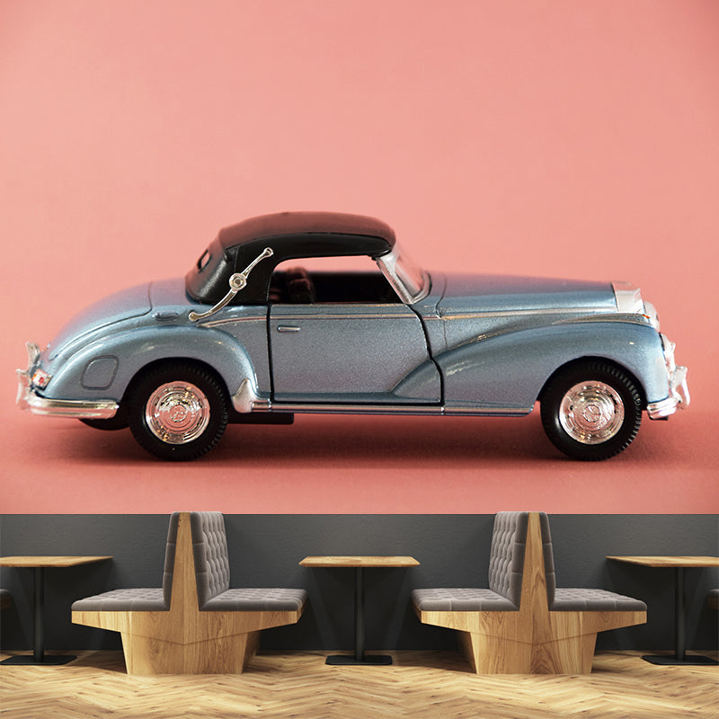 Children's Toy Car Wall Decals Removable Mural Wallpaper for Kids Bedroom