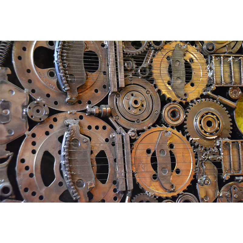 Cool Metal Gear Murals Wallpaper for Bedroom, Waterproofing, Custom Size Available