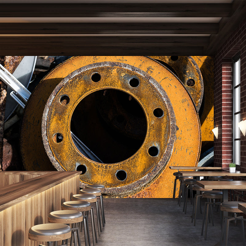 Cool Metal Gear Murals Wallpaper for Bedroom, Waterproofing, Custom Size Available