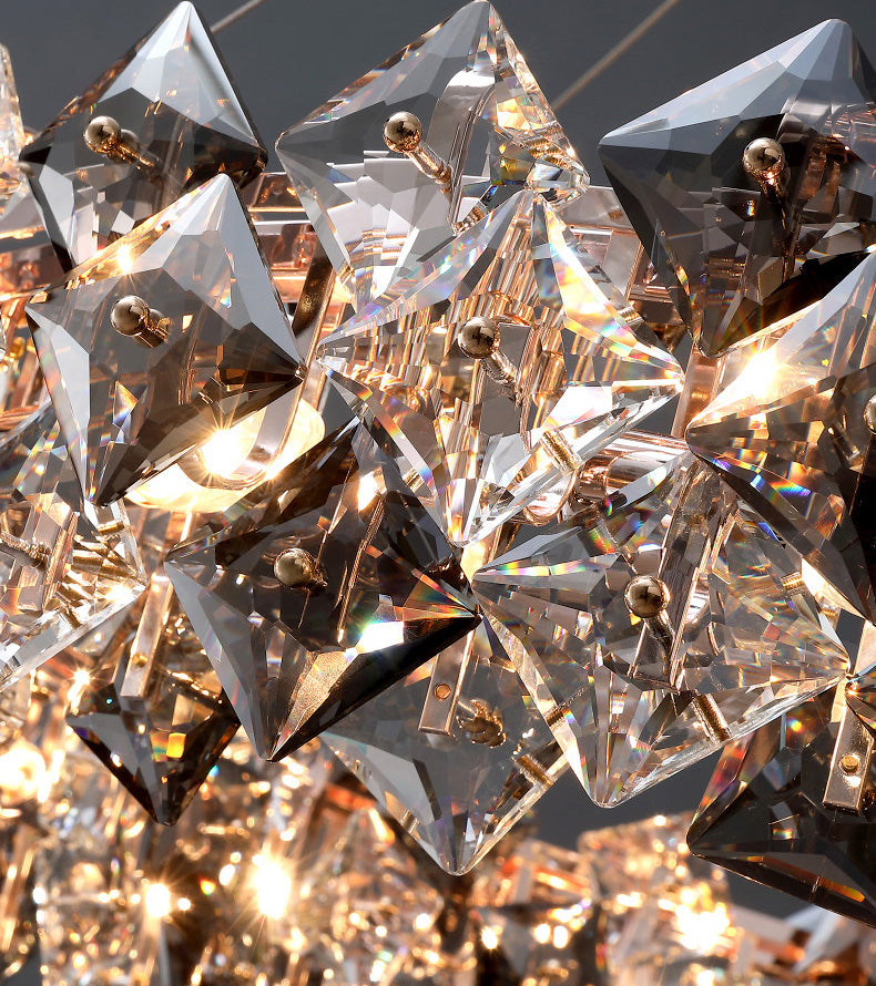 Funzione illuminazione sospesa a sospensione in stile moderno per sala da pranzo soggiorno