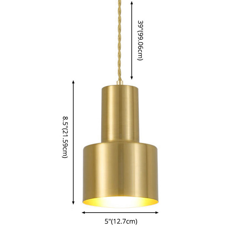 Pendentif de plafond ombré en métal