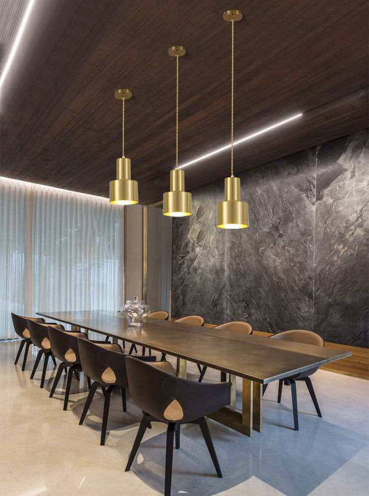 Pendentif de plafond ombré en métal