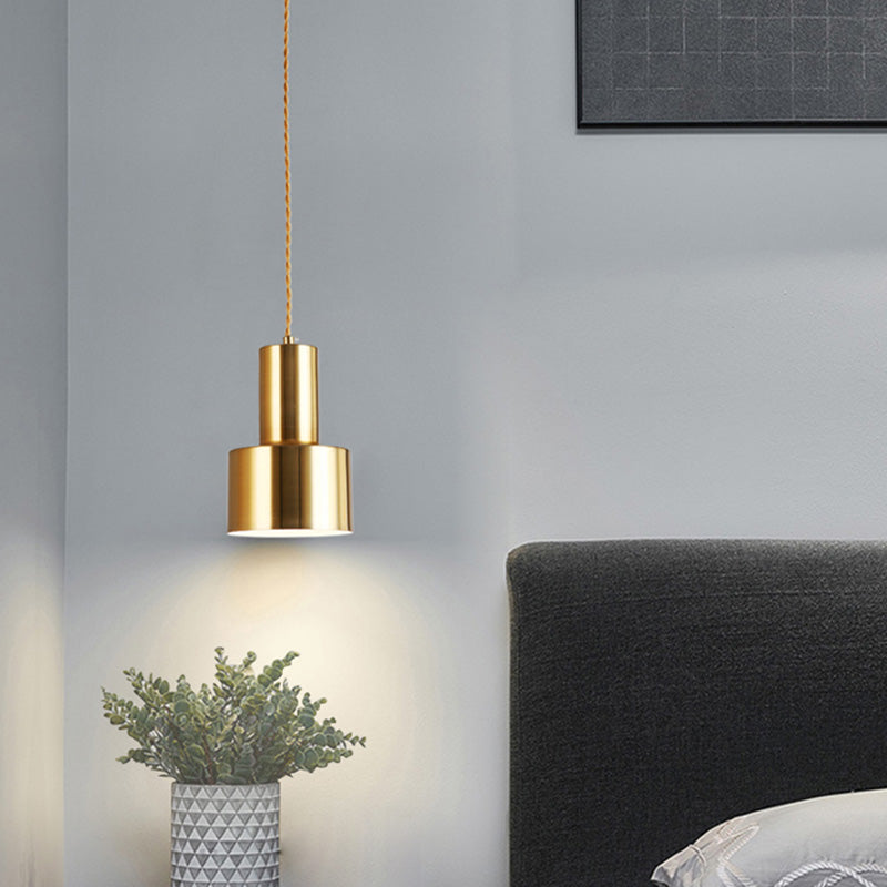 Luminaire suspendu ombré or de style contemporain suspension suspension