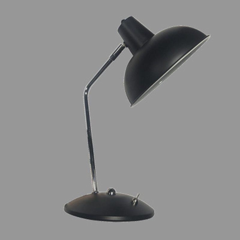 Bowl Shaded Bedside Reading Lamp Iron 1 Head Macaron Style Table Light