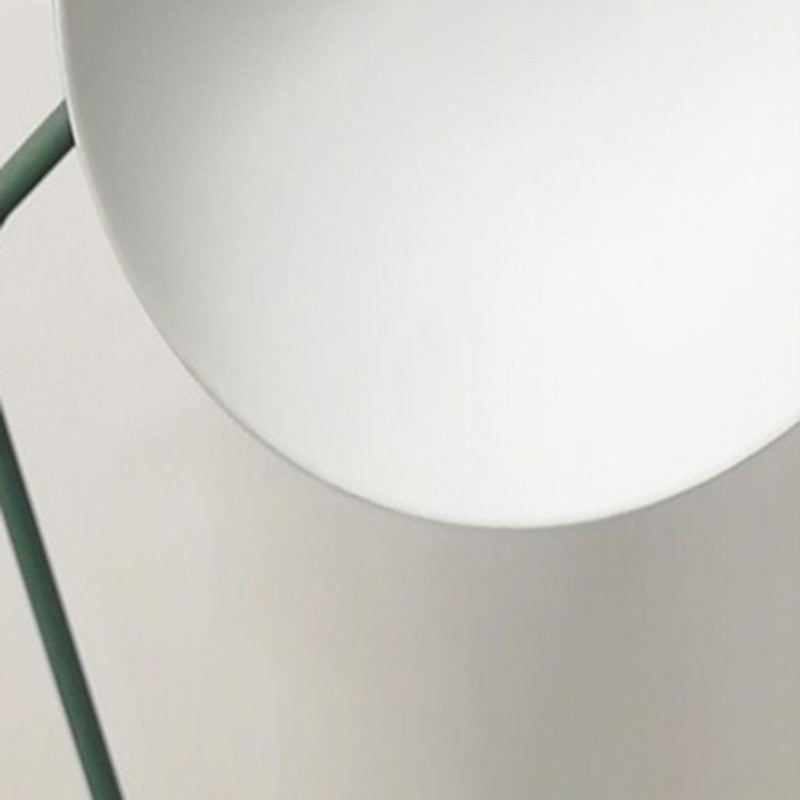 Bowl Shaded Bedside Reading Lamp Iron 1 Head Macaron Style Table Light