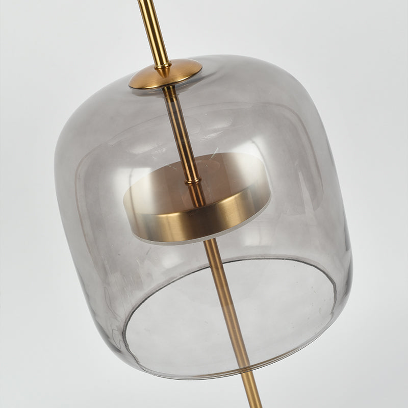 Ultra-modern Simplicity Bell Table Lamp Glass Nightstand Lamp for Bedroom