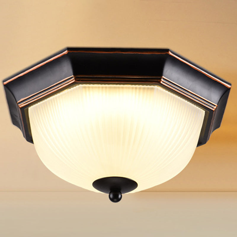 Plafonnier LED traditionnel à 1 lumière pour couloir