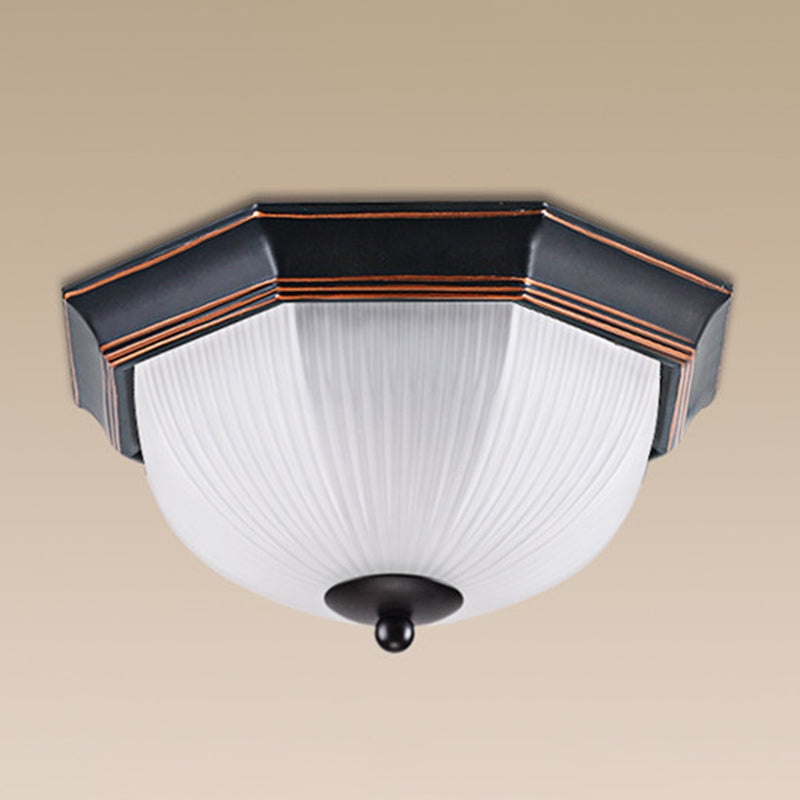 Plafonnier LED traditionnel à 1 lumière pour couloir