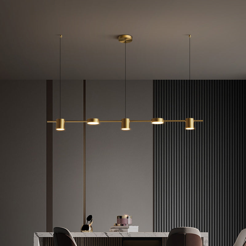 5 Lights Lighting Lighting Lighting colgante colgante de la isla de cocina ligera Luces colgantes