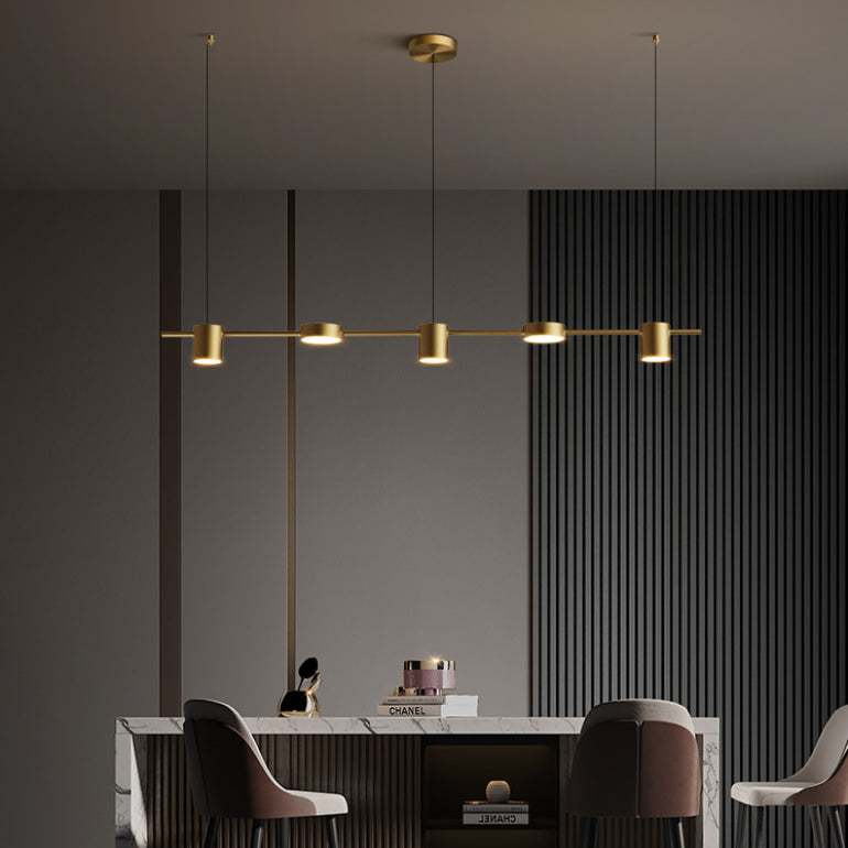 5 Lights Lighting Lighting Lighting colgante colgante de la isla de cocina ligera Luces colgantes