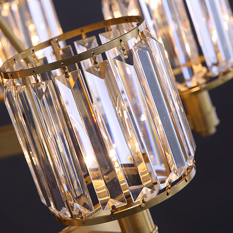 Contemporary Crystal Ceiling Pendant Light Sputnik Hanging Pendant Light for Dining Room