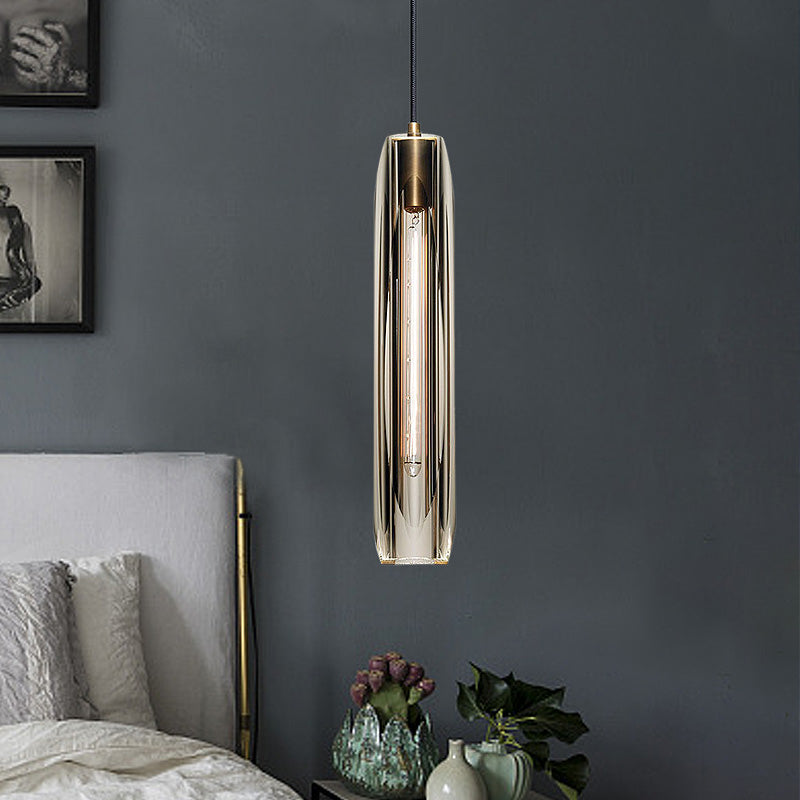 Lampe suspendue en or en or dans le pendentif en cuivre de style luxe moderne