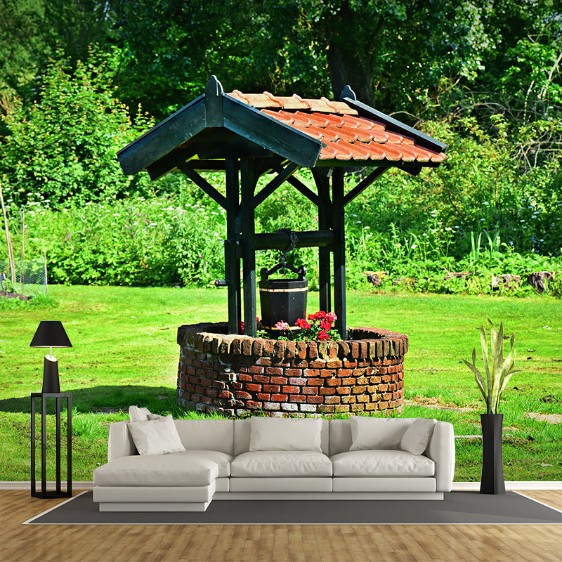 Photography Horizontal Well Mural Wallpaper Rural Wall Decor Bedroom Wall Murals